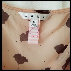 CAbi Tops - CAbi 981 Ruffle Leaf Print Top CAbi Tops - CAbi 981 Ruffle Leaf Print Top